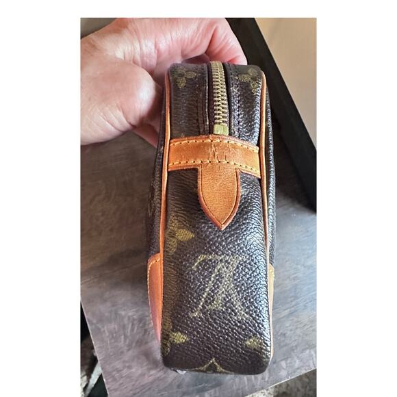 LOUIS VUITTON VINTAGE MONOGRAM POCHETTE MARLY DRAGONNE WRISTLET - Picture 4 of 11